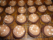 Chocolate and Coffee Lovers Homemade Kahlua Chocolate Cupcakes (10 Cupcakes)