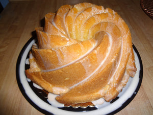 Light and Airy Homemade Champagne Pound Cake (10")