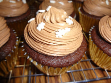 Chocolate and Coffee Lovers Homemade Kahlua Chocolate Cupcakes (10 Cupcakes)