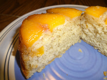 Moist and Tender Homemade Single Serving Peach Upside-Down Cakes (6 Cakelets)