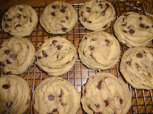 Thick, Soft, Chewy and Chocolaty Homemade Chocolate Chip Cookies (2 Dozen)