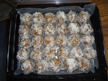 Retro Homemade Date and Rice Krispies Balls With Coconut or Powdered Sugar (2 Dozen)