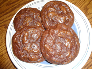 Perfectly Delicious Homemade Double Chocolate and Mint Cookies (Choice of Quantity)