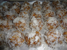 Retro Homemade Date and Rice Krispies Balls With Coconut or Powdered Sugar (2 Dozen)