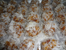 Retro Homemade Date and Rice Krispies Balls With Coconut or Powdered Sugar (2 Dozen)