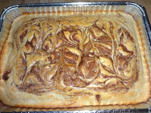 Moist and Delicious Homemade Cinnamon Roll Cake (13" x 9") Tray