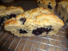 Tender Homemade Blueberry Buttermilk Scones (8 Scones)