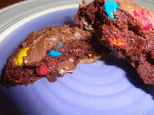 Thick and Decadent Homemade Soft Batch Chocolate M&M Cookies With Choice of Quantity