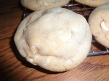 Sweet and Chewy Homemade Guittard White Chocolate Stuffed White Chocolate Chip Cookies (2 Dozen)