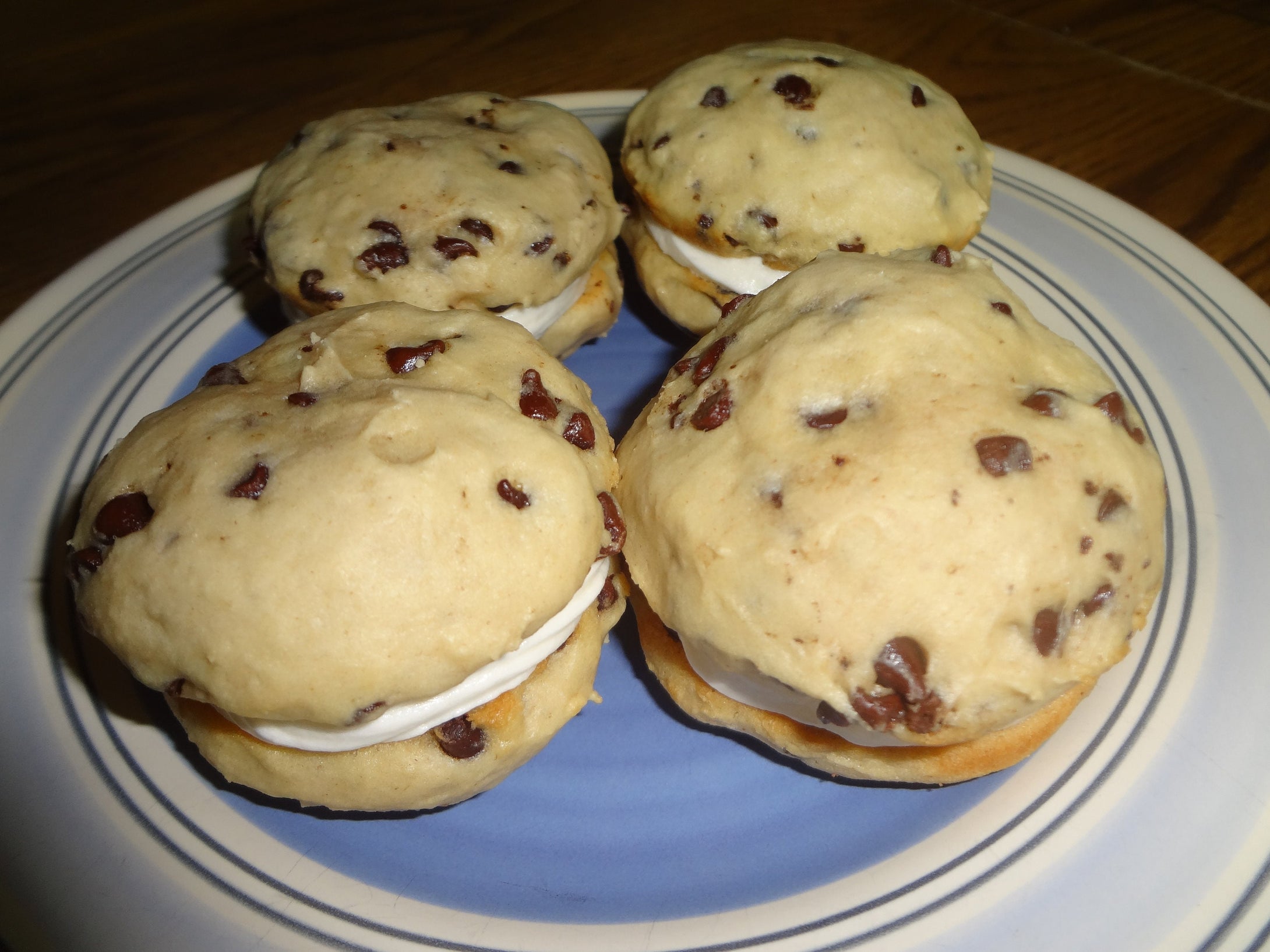 Homemade Chocolate Chip Whoopie Pies With Buttercream Filling With Choice of Quantity