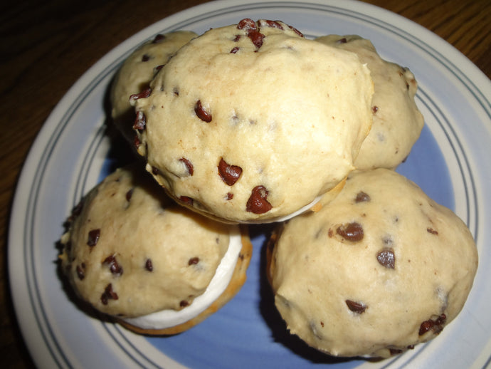 Homemade Chocolate Chip Whoopie Pies With Buttercream Filling With Choice of Quantity