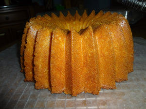 Moist and Delicious Homemade Orange and Olive Oil Bundt Cake (12")