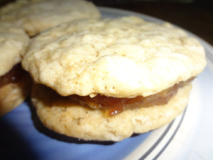 Rich and Delicious Homemade Old-Fashioned Date Filled Oatmeal Cookies (30 Cookies)