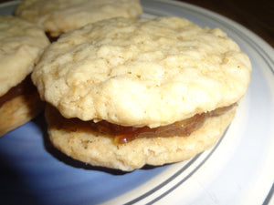 Rich and Delicious Homemade Old-Fashioned Date Filled Oatmeal Cookies (30 Cookies)