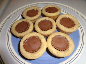 Wonderful Homemade Peanut Butter Cup Cookie Cups (3 Dozen)