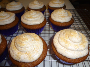 Impressive Homemade Pumpkin Cheesecake Cupcakes (1 Dozen)