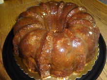 Tender and Moist Homemade Brown Sugar Glazed Apple Bundt Cake (10")