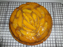 Mildly Sweet and Buttery Homemade Mango Upside-Down Cake (9")