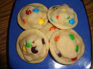 Homemade Soft and Yummy M&M Cookies (30 Cookies)