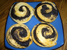 Entirely Homemade Fresh Poppy Seed Rolls - Piroshki (1 Dozen Extra Large)