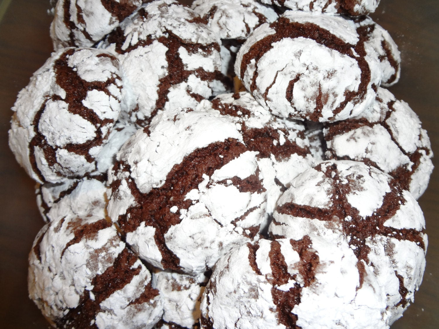 Timeless Homemade Chocolate Crinkle Cookies (2 Dozen)