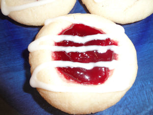 Impressive Homemade Almond Jam Thumbprint Cookies (2 Dozen)