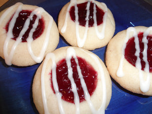 Impressive Homemade Almond Jam Thumbprint Cookies (2 Dozen)