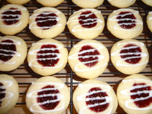 Impressive Homemade Almond Jam Thumbprint Cookies (2 Dozen)