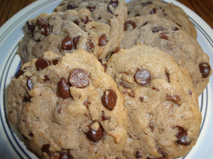 Homemade Soft Batch Chocolate Chip Cookies With Dark Ghirardelli and Semi-Sweet Chocolate (2 Dozen)