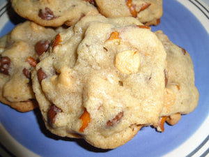 Homemade Chocolate & Peanut Butter Chip Pretzel Cookies With Choice of Quantity