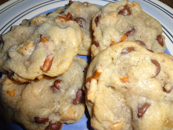 Homemade Chocolate & Peanut Butter Chip Pretzel Cookies With Choice of Quantity