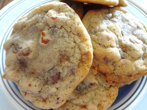 Decadent Homemade Rolo Stuffed Pretzel Toffee Cookies (2 Dozen)