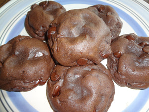 Delectable Homemade Quadruple Chocolate Fudgy Pudding Cookies With Choices