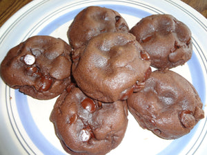 Delectable Homemade Quadruple Chocolate Fudgy Pudding Cookies With Choices