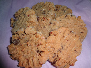 Gluten-Free Homemade Peanut Butter, Bacon & Ghirardelli Bittersweet Chocolate Cookies With Choices