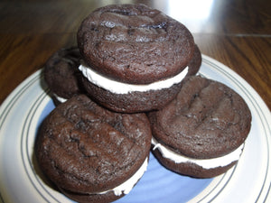 Soft & Creamy Homemade Chocolate Whoopie Pies (30 Cookies)