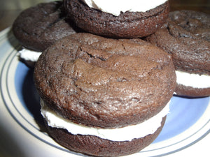 Soft & Creamy Homemade Chocolate Whoopie Pies (30 Cookies)