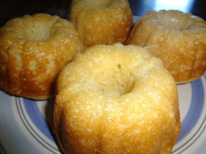 Homemade Lemony Buttermilk Single Serving Bundt Cakes (1 Dozen)