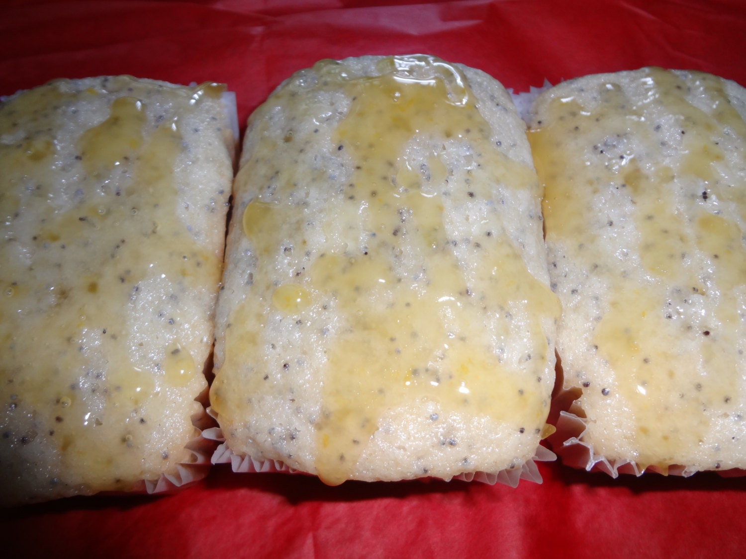 Tasty Homemade Glazed Lemon Poppy Seed Loaves With Choices