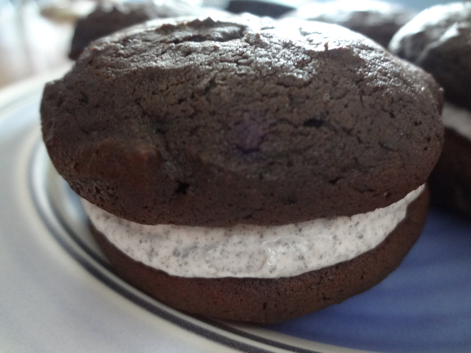 Soft & Creamy Homemade Cookies and Cream Whoopie Pies (30 Cookies)