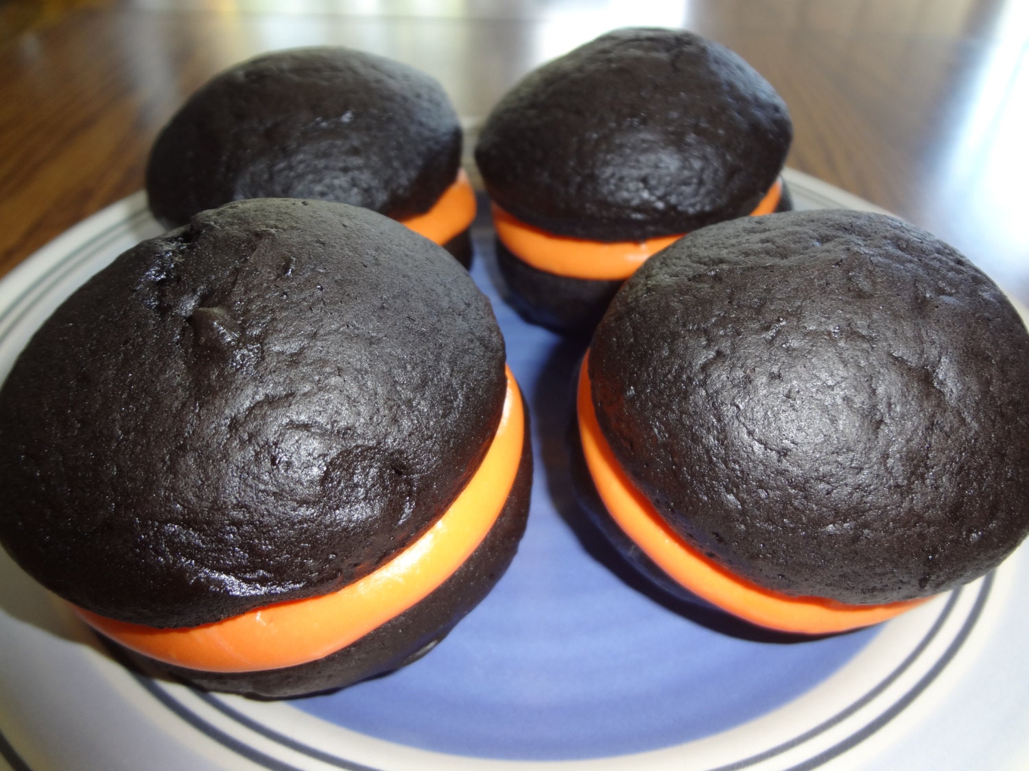 Perfect Halloween Homemade Black Velvet Whoopie Pies With Choice of Quantity