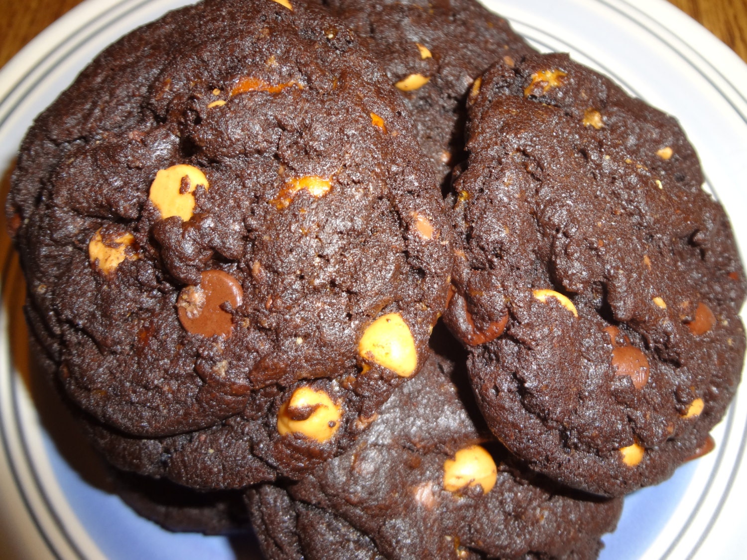 Decadent Rich & Chewy Homemade Chocolate Butterfinger Cookies (2 Dozen)