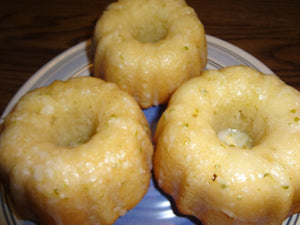 Bright & Fresh Homemade Lime Bundt Cakes With Choices