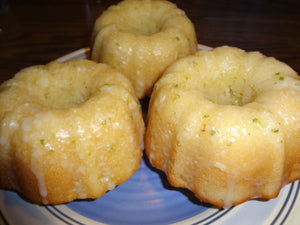 Bright & Fresh Homemade Lime Bundt Cakes With Choices