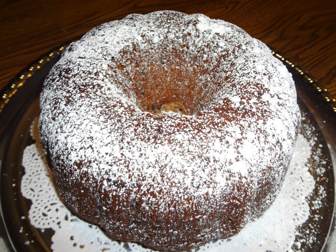 Yummy Homemade Chocolate Chip Peanut Butter Banana Bundt Cake (10