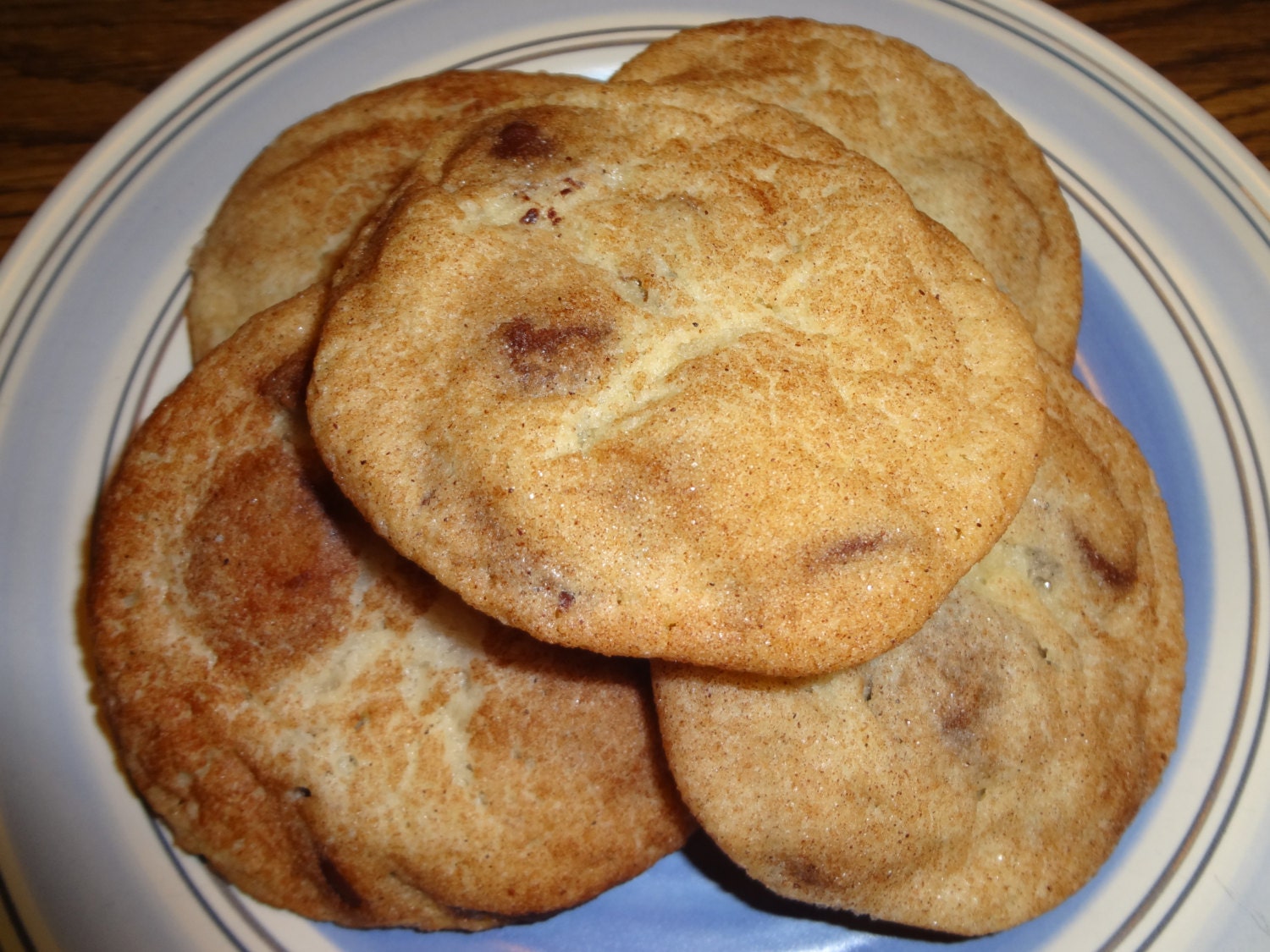 Fantastic Homemade Ghirardelli Chocolate Chip Snickerdoodles (30 Cookies)