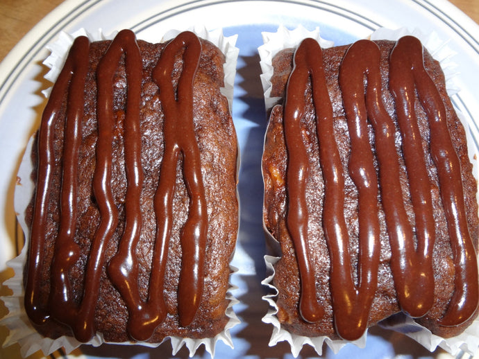 Deliciously Decadent Homemade Triple Chocolate Banana Single Serving Loaves (1 Dozen)