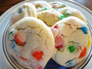 Melt in Your Mouth Homemade M&M Sugar Cookies (3 Dozen)