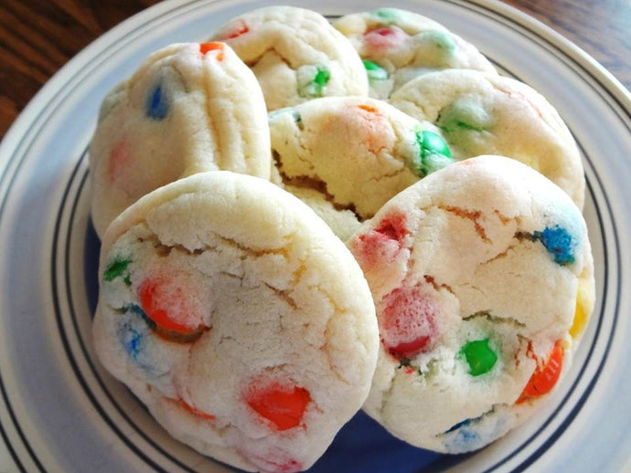 Melt in Your Mouth Homemade M&M Sugar Cookies (3 Dozen)