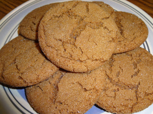 Homemade Ginger Full Flavor Molasses Cookies (3 Dozen)